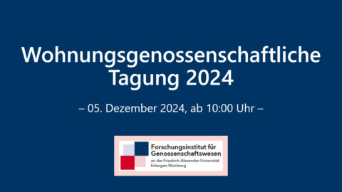 Zum Artikel "Einladung zur Wohnungsgenossenschaftlichen Tagung"